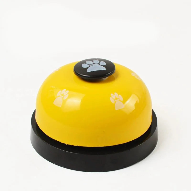 Pet Toys Bell for Dogs Cat Training Interactive Toy Called Dinner Small Bells Footprint Ring Trainer Feeding Reminder for Teddy
