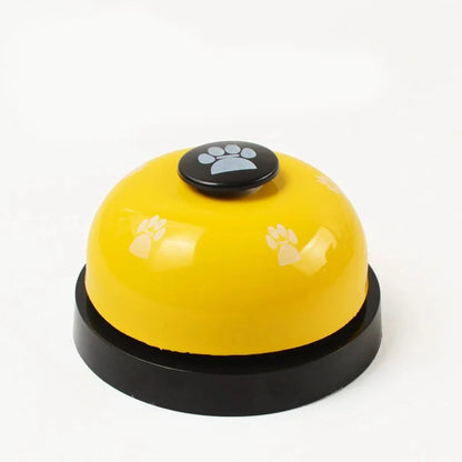 Pet Toys Bell for Dogs Cat Training Interactive Toy Called Dinner Small Bells Footprint Ring Trainer Feeding Reminder for Teddy