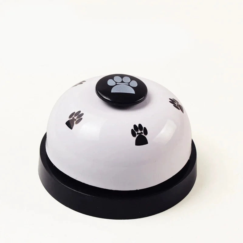 Pet Toys Bell for Dogs Cat Training Interactive Toy Called Dinner Small Bells Footprint Ring Trainer Feeding Reminder for Teddy