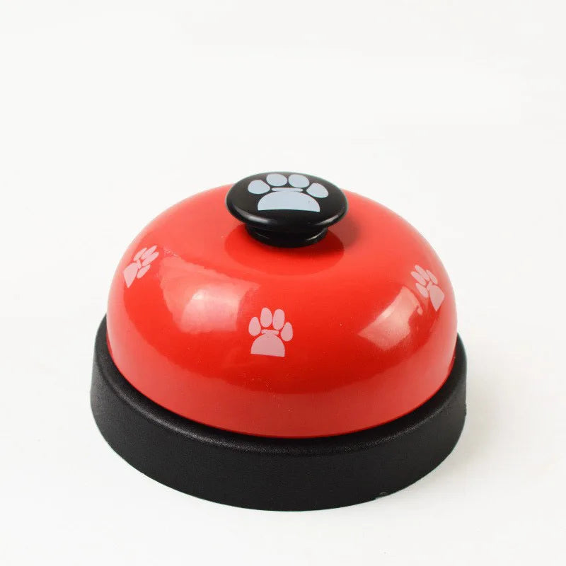 Pet Toys Bell for Dogs Cat Training Interactive Toy Called Dinner Small Bells Footprint Ring Trainer Feeding Reminder for Teddy