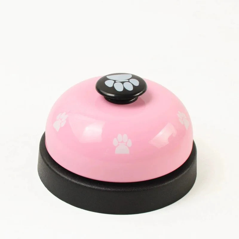 Pet Toys Bell for Dogs Cat Training Interactive Toy Called Dinner Small Bells Footprint Ring Trainer Feeding Reminder for Teddy